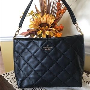 Kate Spade Quilted Top Handle/Crossbody Bag EUC